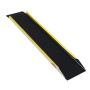 Ruedamann® アルミラダーレール 滑り止めマット付き 長さ120cm*外幅25cm 耐荷重300kg 一本 - AR20BW-120cm