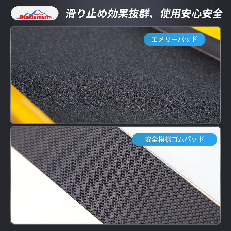 Ruedamann® アルミラダーレール 滑り止め 耐荷重300kg 一本