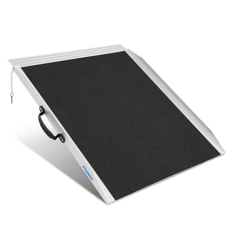 Ruedamann ® 長さ61-121CM*幅73CM ポータブル車椅子用スロープ 耐荷重300KG