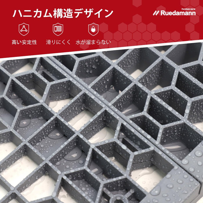 Ruedamann® 段差スロープ 高さ5-7.5cm 奥行30cm 超強耐荷重1400kg