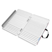 Ruedamann® もっと幅広いアルミ折り畳みスロープ 耐荷重400KG 長さ66cm-188cm*幅85cm - MR607X-2S-長さ66*幅85cm