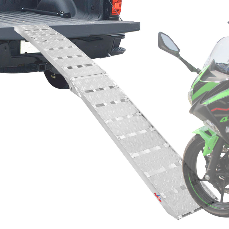 Ruedamann® コンパクト 折りたたみ式アルミブリッジ 超強耐荷重680kg 1本 - AR07HW-