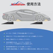 Ruedamann® カースロープ長さ44*幅25*高さ6.5cm 耐荷重5トン 車両 スロープ 滑り止め 二個セット 黒-CR09265-使用方法