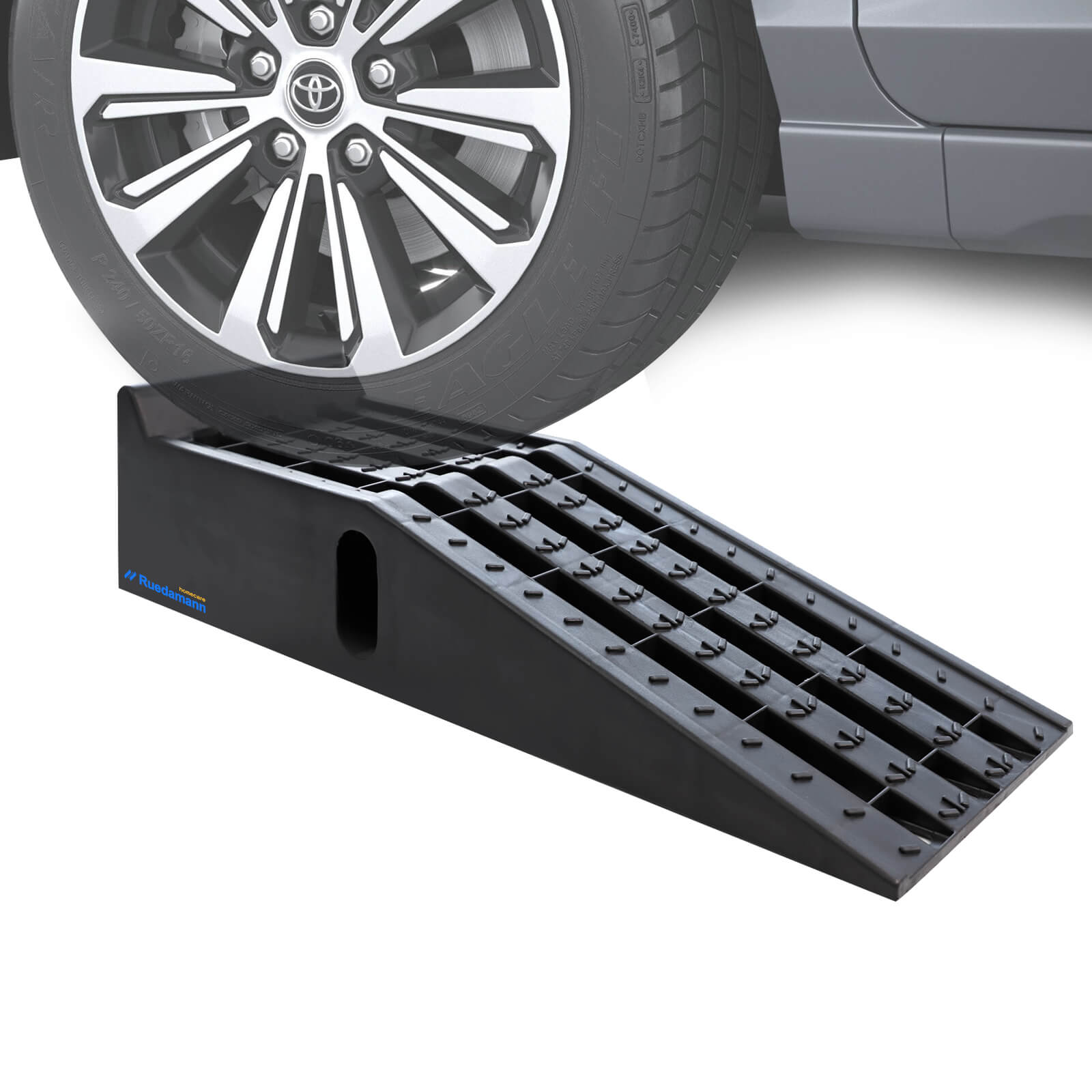 カースロープ Ruedamann® カースロープ長さ90.5cm*幅30.5cm*高さ17cm 車止め耐荷重3