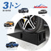 Ruedamann® カースロープ 長さ90*幅28*高さ17cm 車両 スロープ 耐荷重3トン 二個セット 黒-CR09295AU-最大耐荷重(3トン)