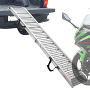 Ruedamann®  アルミ折り畳みオートバイク スロープ長さ182.5cm*外幅広29.5cm 耐荷重250kg  1本-HR800S