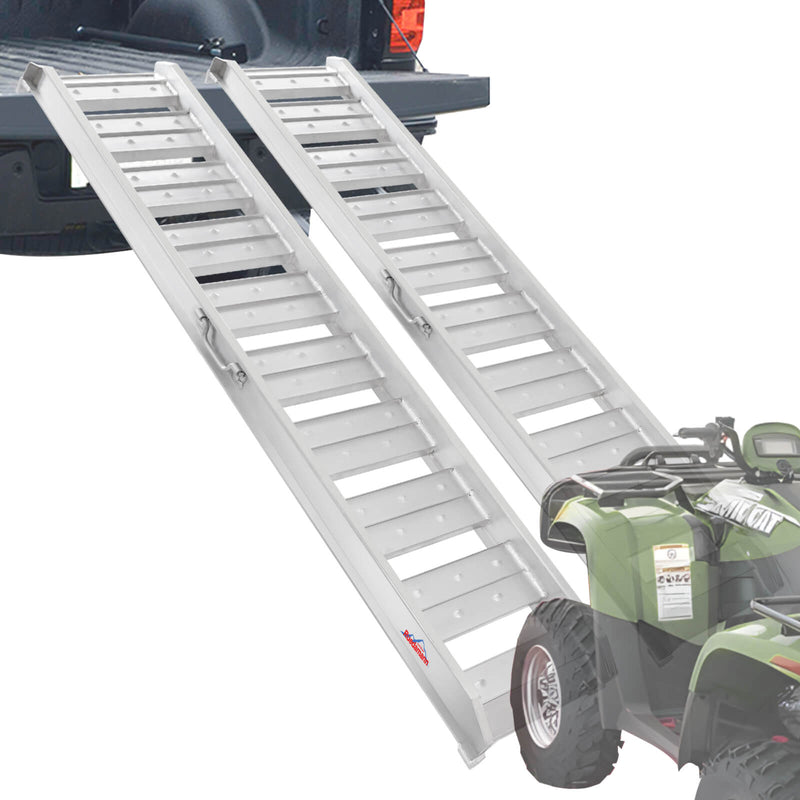 Ruedamann® アルミブリッジ 長さ122.5cm*外幅34cm 耐荷重1600kg -HR802-4-PR