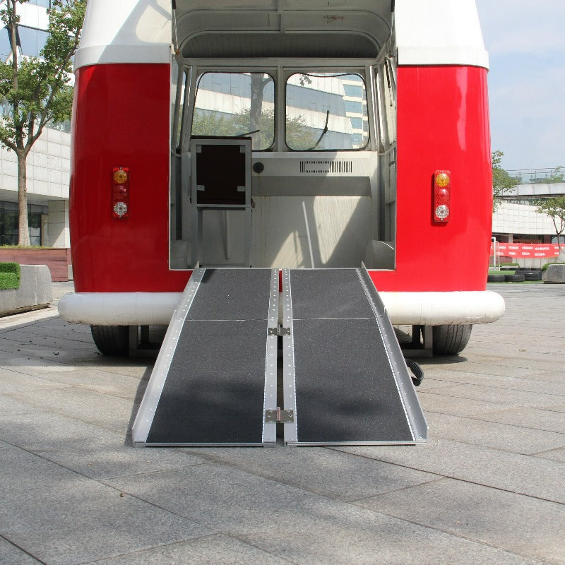 Ruedamann® アルミスロープ 折り畳み車椅子用スロープ キャラバン