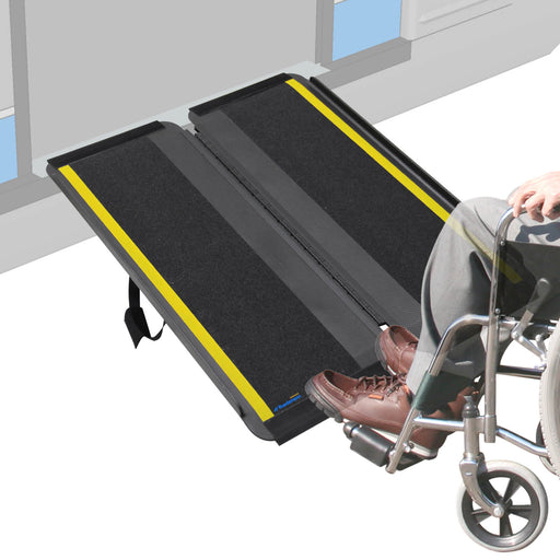 Ruedamann® 折りたたみスロープ耐荷重300kg 長さ61-121cm 幅76cm