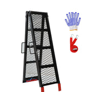 Ruedamann ®スチール製バイク用スロープ長さ203cm*幅28cm キャラバン ラダーレール耐荷重 360kg １本