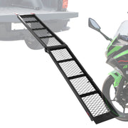 Ruedamann ®スチール製バイク用スロープ長さ203cm*幅28cm キャラバン ラダーレール耐荷重 360kg １本