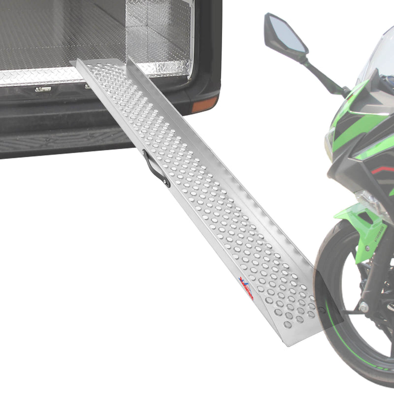 Ruedamann®スチール製ローディングスロープ 長さ150cm*幅23cm 積載スロープ 耐荷重300kg/本