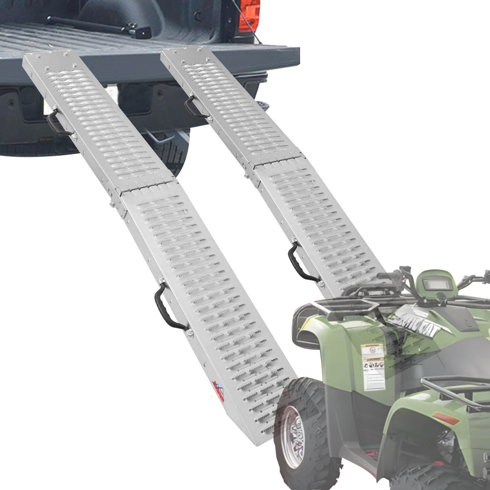 Ruedamann® バイクスロープ 耐荷重400kg バイク積載用 トラック