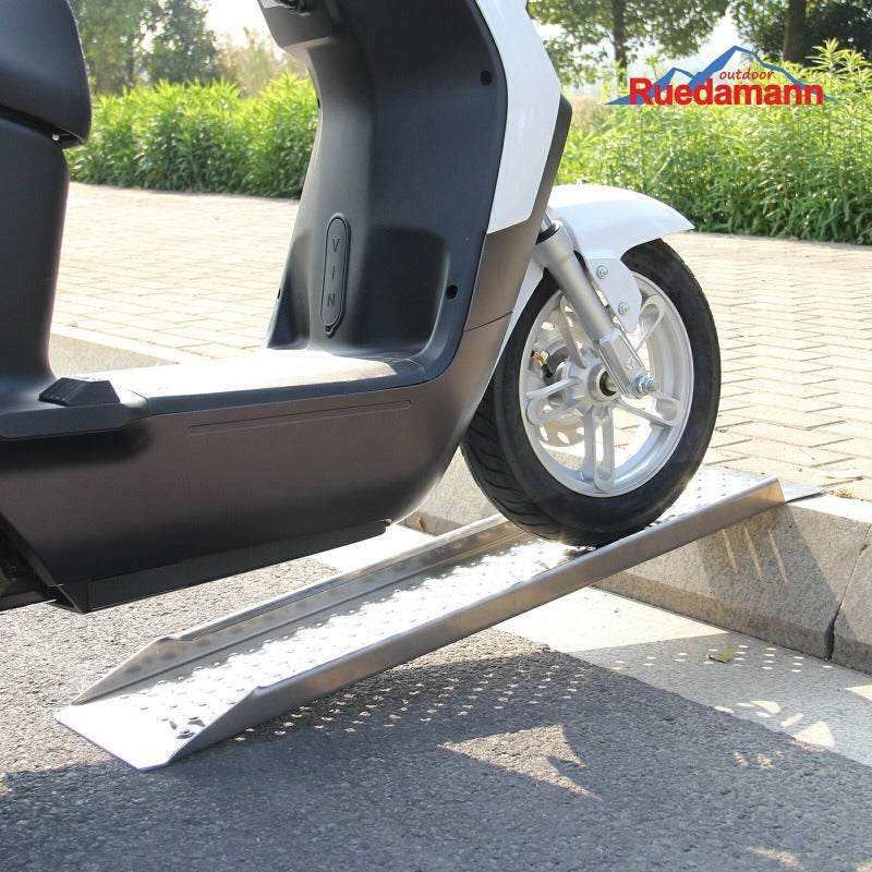 Ruedamann® アルミラダーレール 長さ100cm*幅21.5cm 自転車 階段