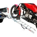 Ruedamann® アルミ折り畳みオートバイク・スロープ長さ182.5cm*外幅29.5cm 耐荷重250kg 1本 - HR800S-S-シルバー