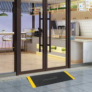 Ruedamann ® 敷居スロープ 耐荷重300kg 奥行25-30cm アルミニウム合金製 - MR807