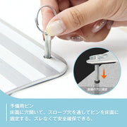 Ruedamann® アルミ折り畳み式スロープ 耐荷重300kg 長さ61cm-152cm*幅73cm - MR607M