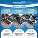 Ruedamann® アルミ折り畳み式スロープ 耐荷重300kg 長さ61cm-152cm*幅73cm - MR607M