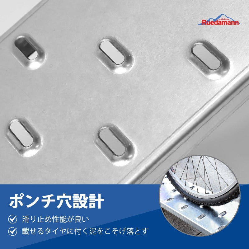 Ruedamann®スチール製ラダーレール耐荷重600kg/セット 二本セット