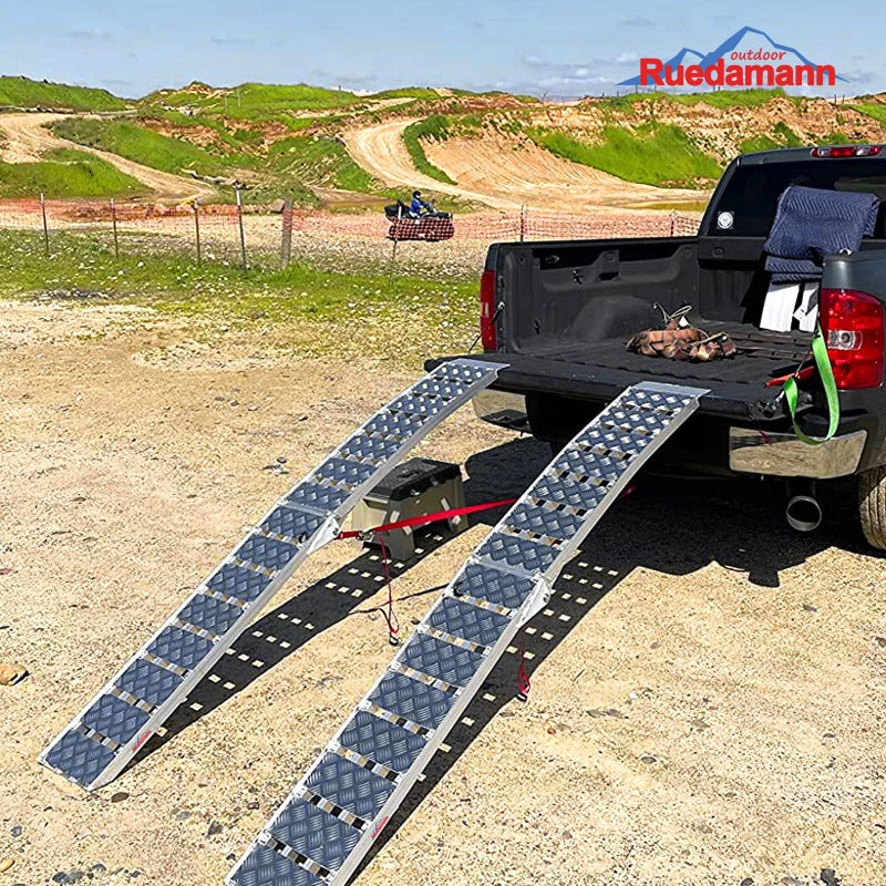 Ruedamann® コンパクト 折りたたみ式アルミブリッジ キャラバン ラダー