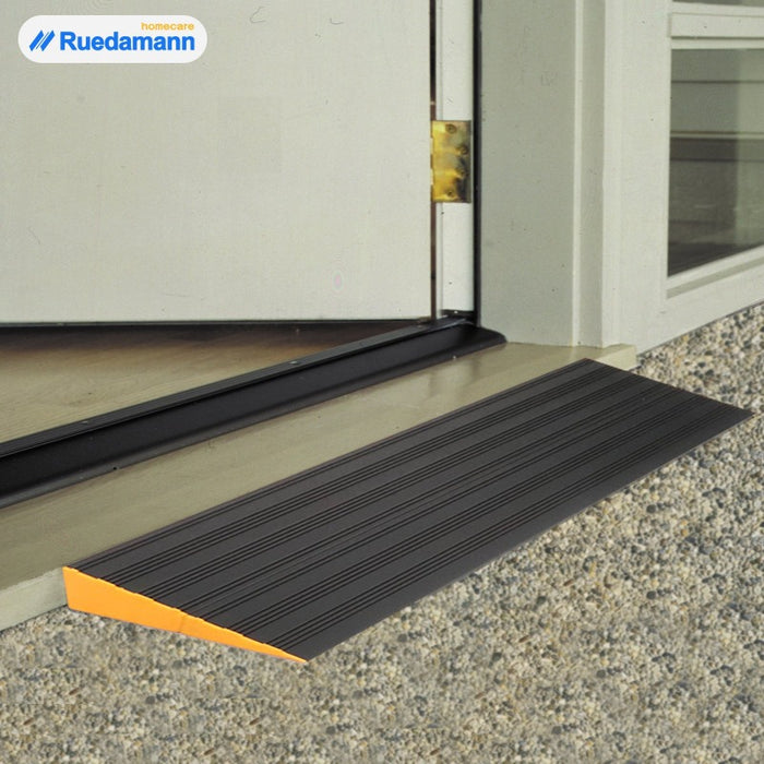 Ruedamann® 敷居スロープ 耐荷重800KG 高さ2.5-5cm 組合せ可能 黒 - TR602H-25-2.5CM