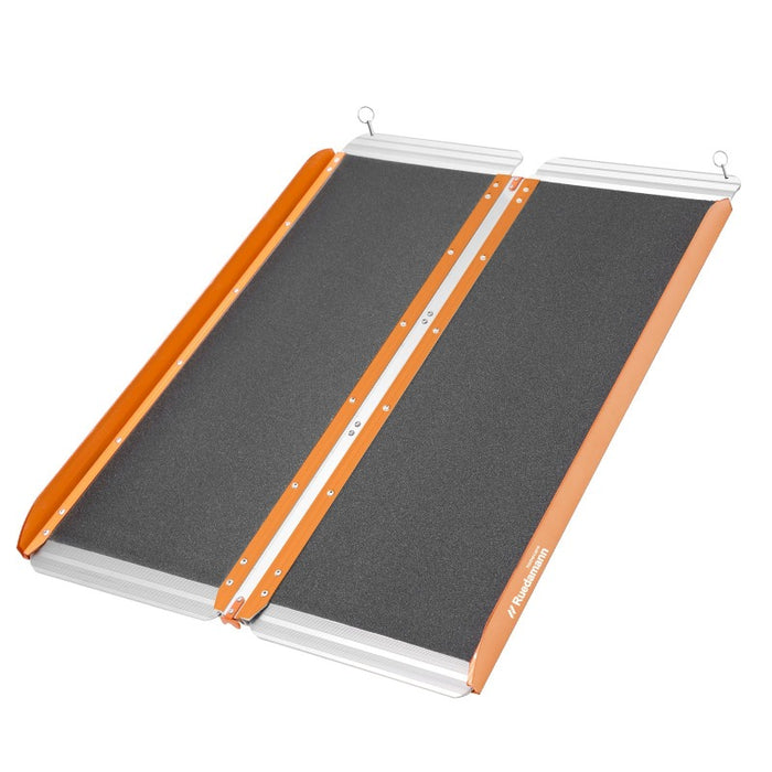 Ruedamann® 車椅子スロープ グレーエメリー表面 長さ91cm*幅76.5cm*高さ4.5cm 耐荷重300kg - MR607WGO-3S