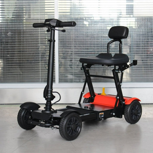 Ruedamann® 電動シニアカート 赤 シルバーカー 車椅子 TAISコード取得済 運転免許不要 - S985-